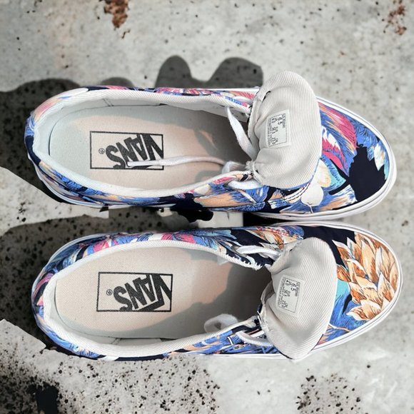 Vans Tropical Hawaiian Floral Sneakers | Women’s 6.5 | Low Top - Picture 7 of 7
